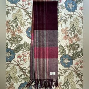 Edinburgh 100% Lambswool Plaid Scarf